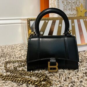 Balenciaga mini handbag with chain